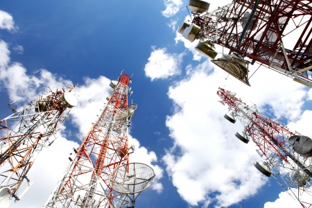 Telecommunication towerのeditorial素材
