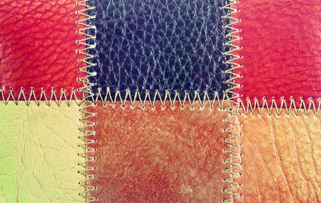 Background, pattern.Leather colors close up.の写真素材