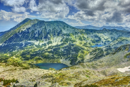 High mountain landscapeの写真素材