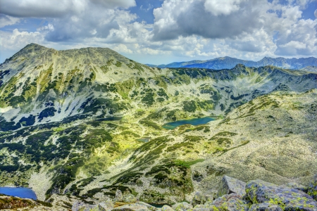 High mountain landscapeの写真素材