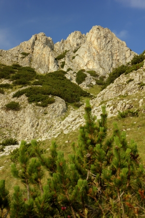 High mountain landscapeの写真素材