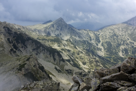 High mountain landscapeの写真素材
