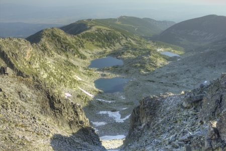 High mountain landscapeの写真素材