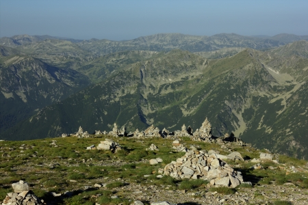 High mountain landscapeの写真素材