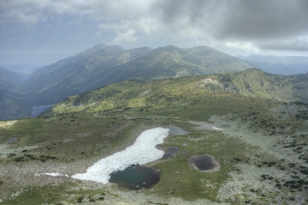 High mountain landscapeの写真素材