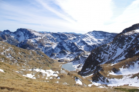 High mountain landscapeの写真素材