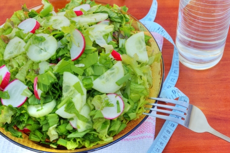 Fresh saladの写真素材