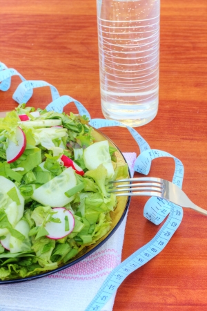 Fresh saladの写真素材