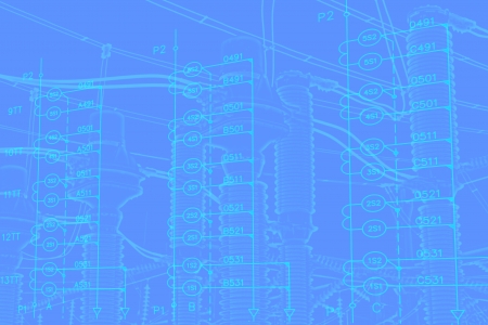 Engineering scheme of automation devicesの写真素材