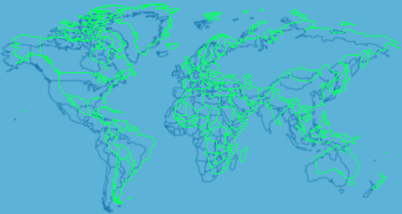 World mapの写真素材