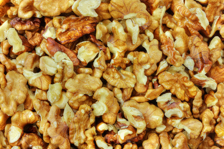 Walnuts backgroundの写真素材