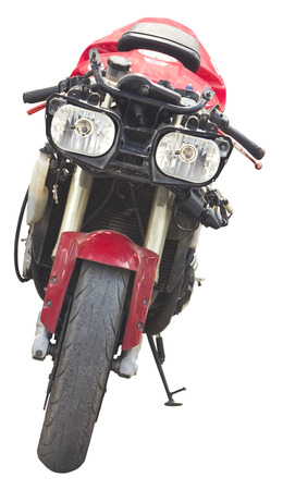 Motorcycle isolatedの写真素材