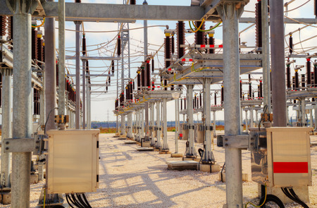 High voltage switchyard