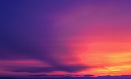 Colorful sunsetの写真素材