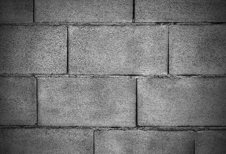 Stylish stone wall background in black and white