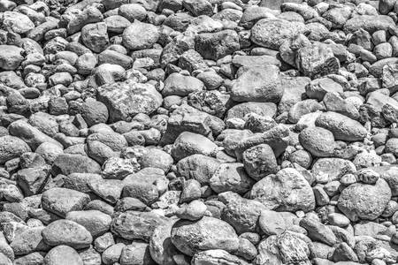 Stone background in black and whiteの写真素材