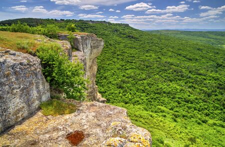 Beautiful summer landscape in the mountain rangeの写真素材