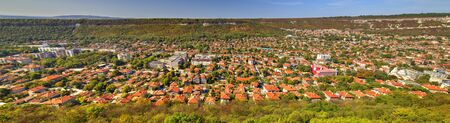 Beautiful view over town of Provadia in Bulgaria