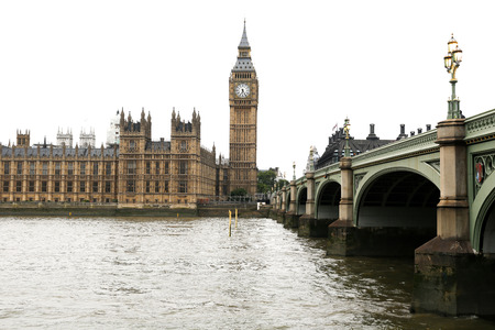 Elizabeth Tower known as the Big Ben in London, England, UK