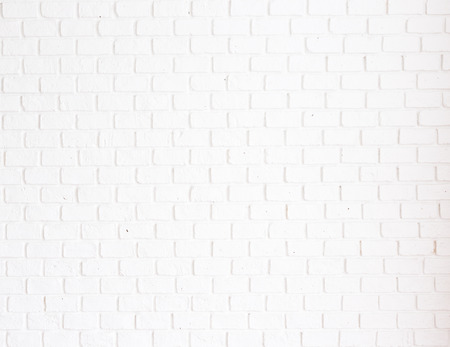 White brick wall backgroundの写真素材