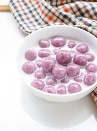 Dumplings in coconut cream, Bua Loi, Dessert of Thailandの写真素材