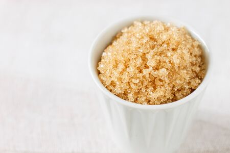 brown organic sugarの写真素材