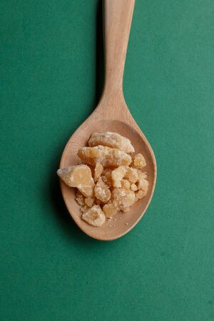 palm sugar, natural food ingredient. good for healthの写真素材