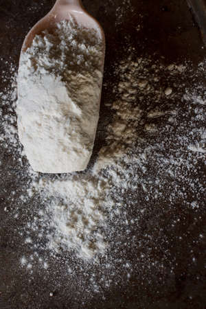 Flour close up の写真素材