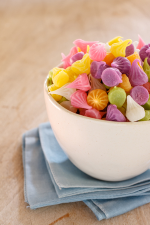 Traditional Thai dessert (A-lua in Thai name) . Made from Wheat flour, Cassava flour, Mung bean Starch, coconut milk and Sugar.の写真素材