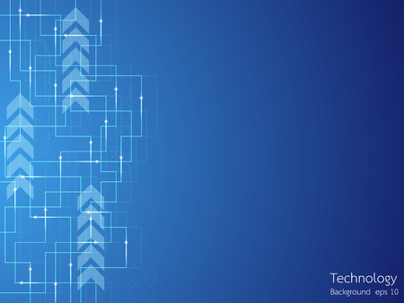 Vector abstract background shows the innovation of technology and technology concepts.のイラスト素材