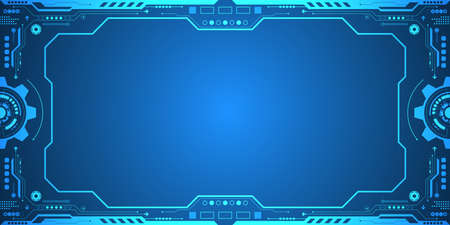 Vector abstract background shows the innovation of technology and technology concepts.のイラスト素材
