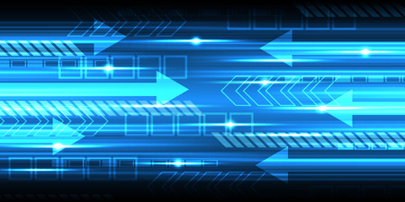 Vector abstract background shows the innovation of technology and technology concepts.のイラスト素材