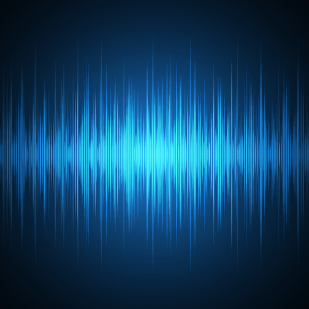 Vector abstract background technology sound design.のイラスト素材