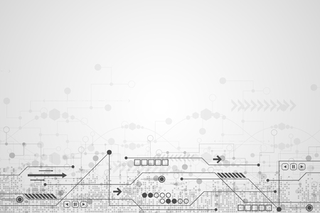 Vector abstract background technology circuit design.のイラスト素材