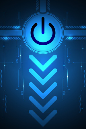 Vector abstract background switch technology of the future.