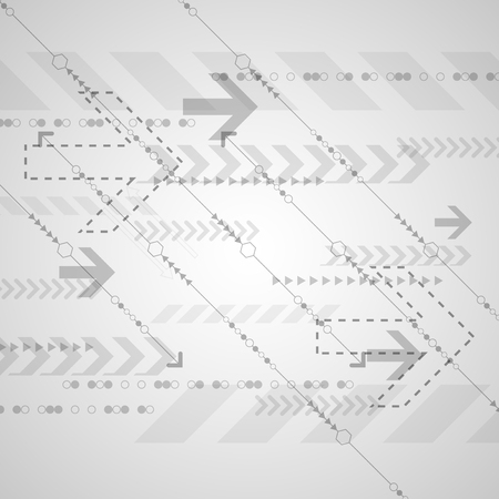 Vector abstract background technology innovation of the future.のイラスト素材
