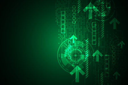 Vector abstract background technology innovation of the future.のイラスト素材