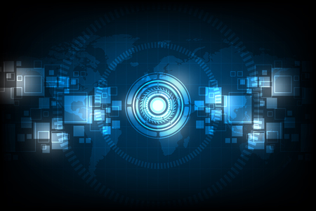 Vector abstract background technology innovation of the future.のイラスト素材