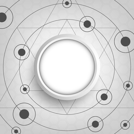 Vector technology network design.のイラスト素材