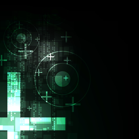 Abstract technology background concept.のイラスト素材