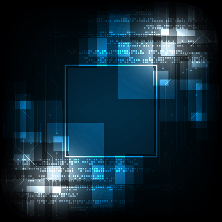 Geometry in technology concept background.のイラスト素材