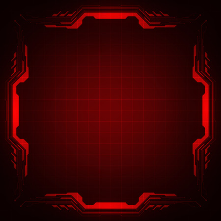 Vector background in the concept of technology.のイラスト素材