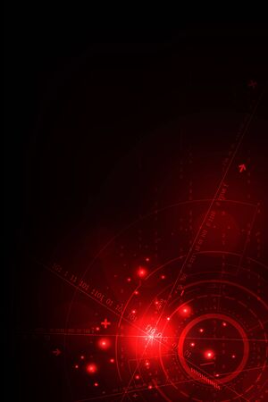 Vector background in the concept of technology.のイラスト素材