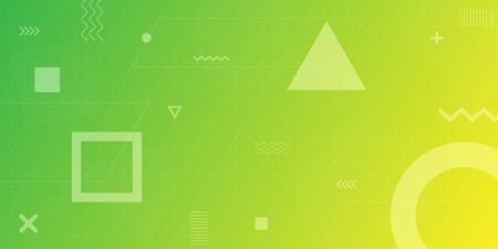 Colorful abstract background using minimal geometry as an element.のイラスト素材