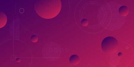 Colorful abstract background using minimal geometry as an element.のイラスト素材