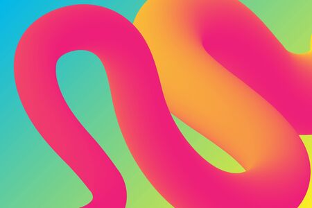 Background design with colorful fluid shape.のイラスト素材