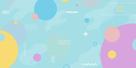 Vector abstract colorful background created from geometric shapes.のイラスト素材