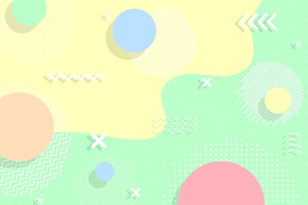 Vector abstract colorful background created from geometric shapes.のイラスト素材