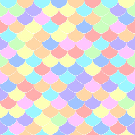 Seamless background with pastel flake pattern.のイラスト素材