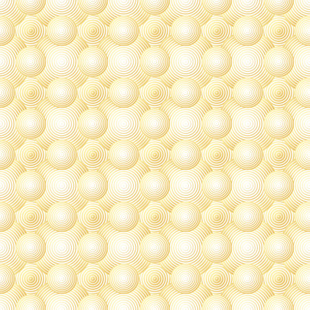Golden background, geometric seamless luxury pattern made of lines as main elements.のイラスト素材